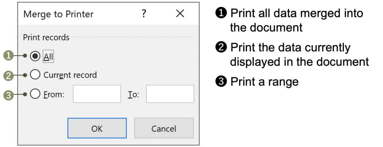 word doc merge second placement of a field in same document